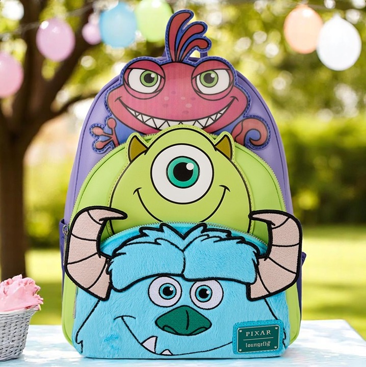 Stitch & Angel Cherry Blossom Heart Mini Backpack