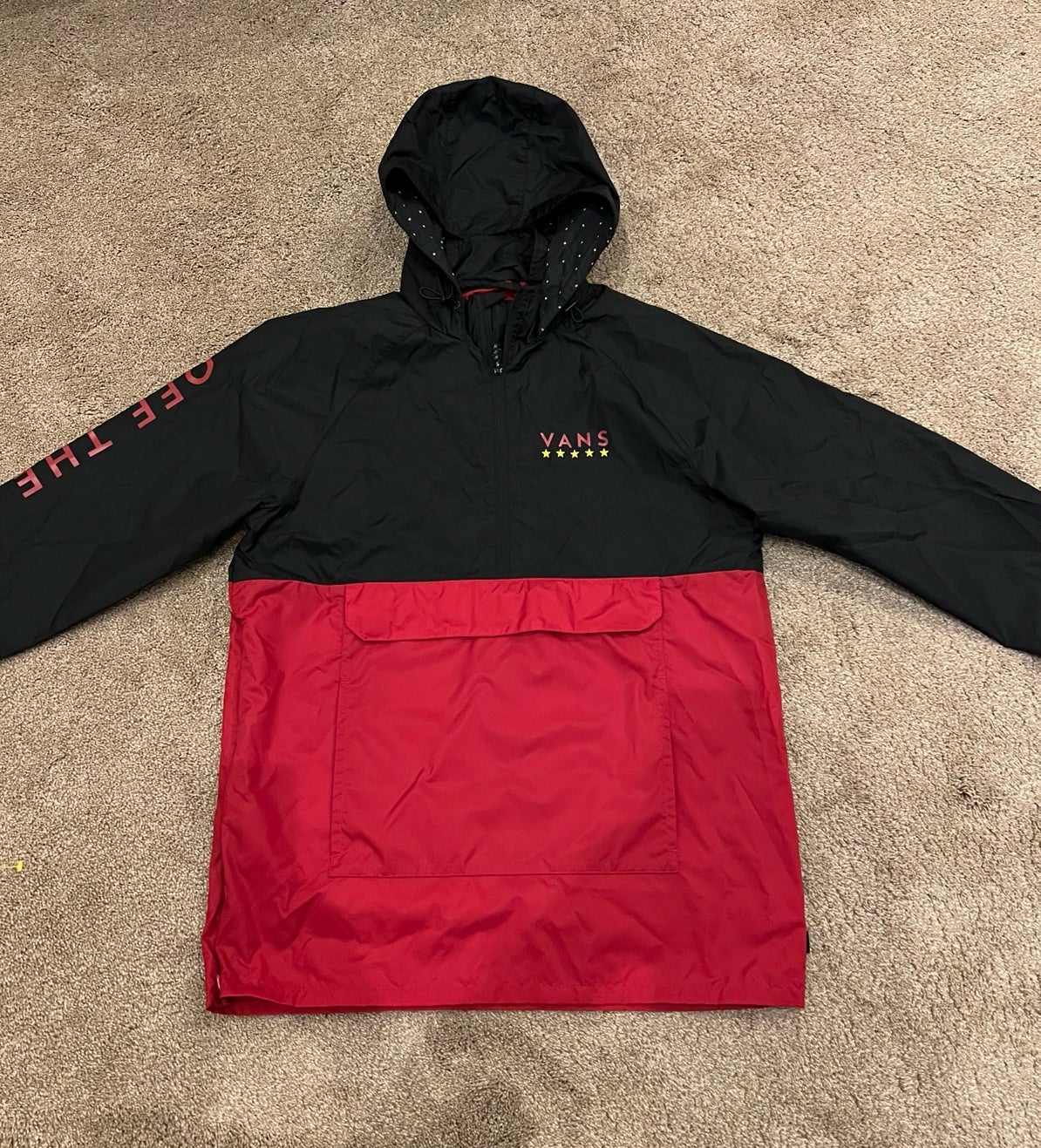 Vans store rain jackets