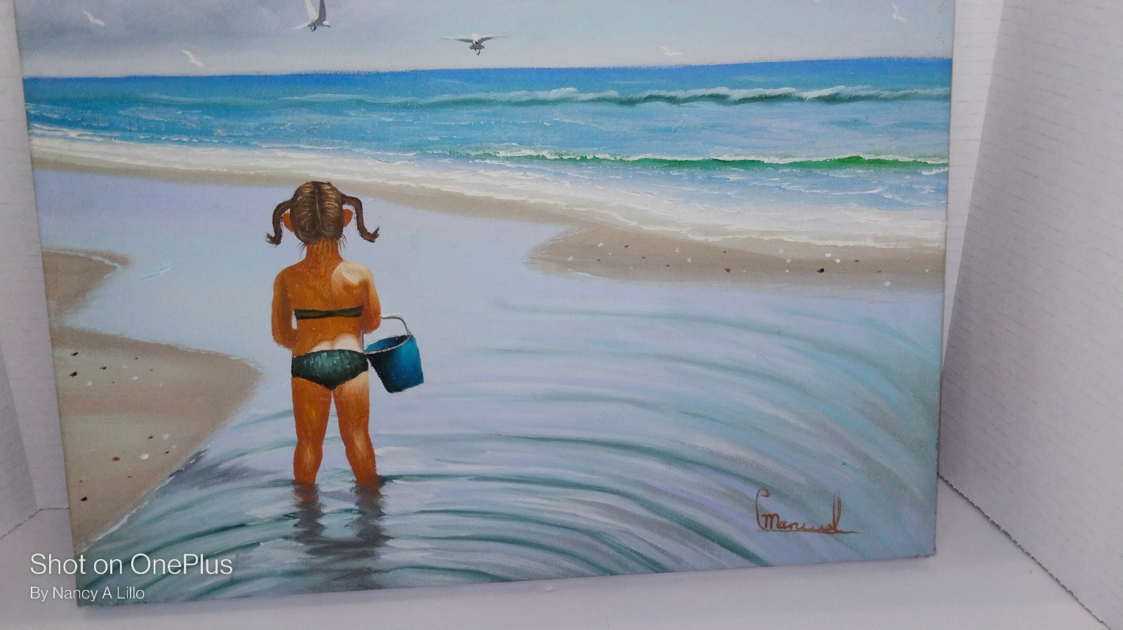 Ocean Surf Little Girl