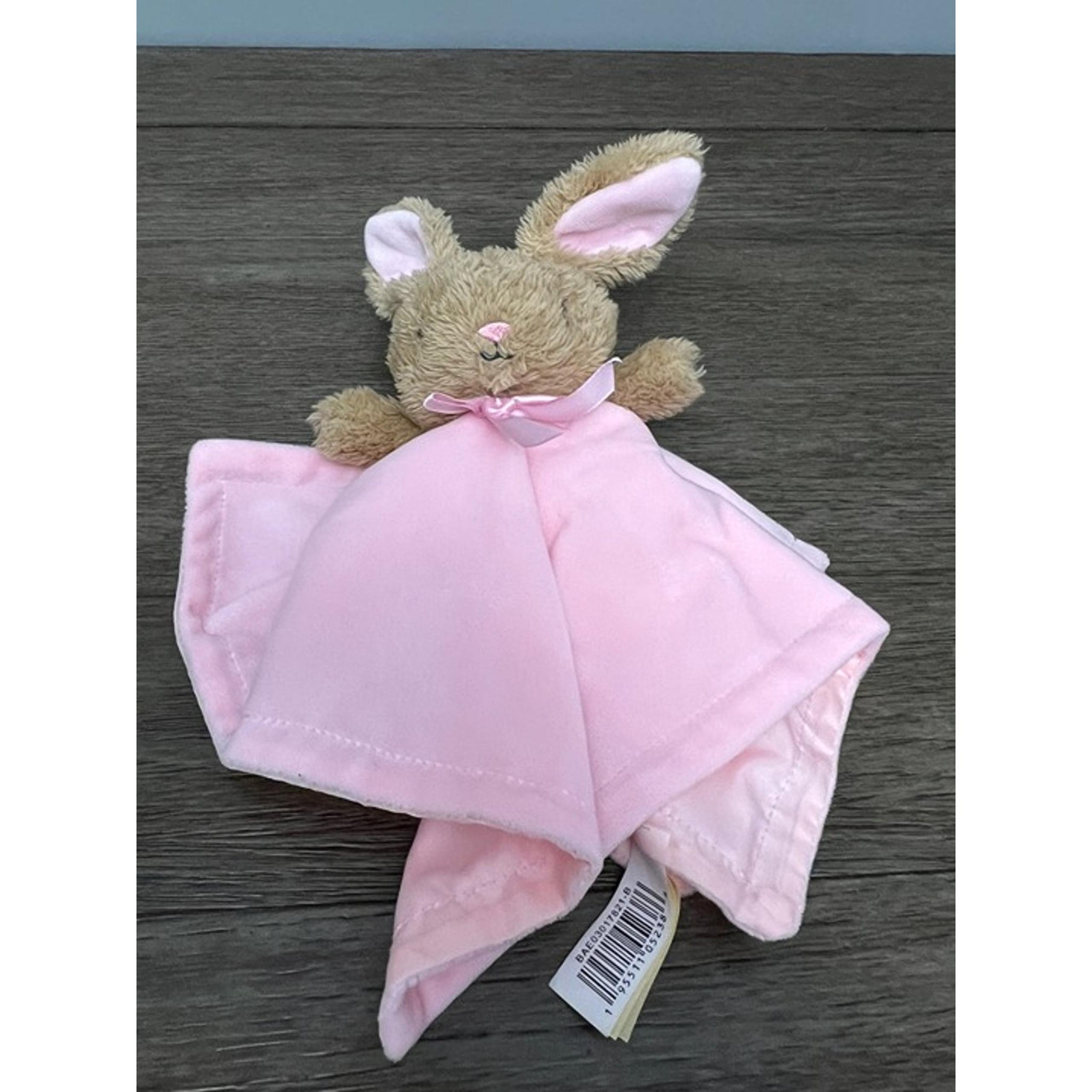 MTY International Pink Brown Bunny Rabbit Lovey