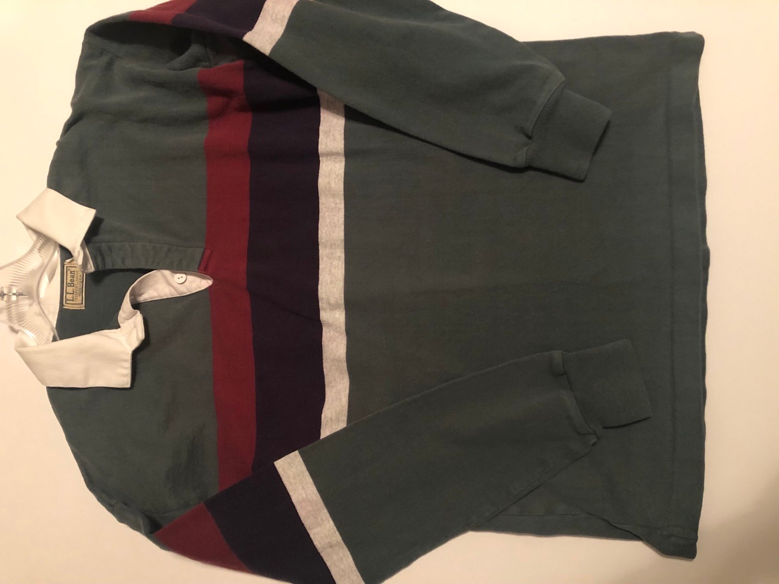 Llbean rugby shirt vintage