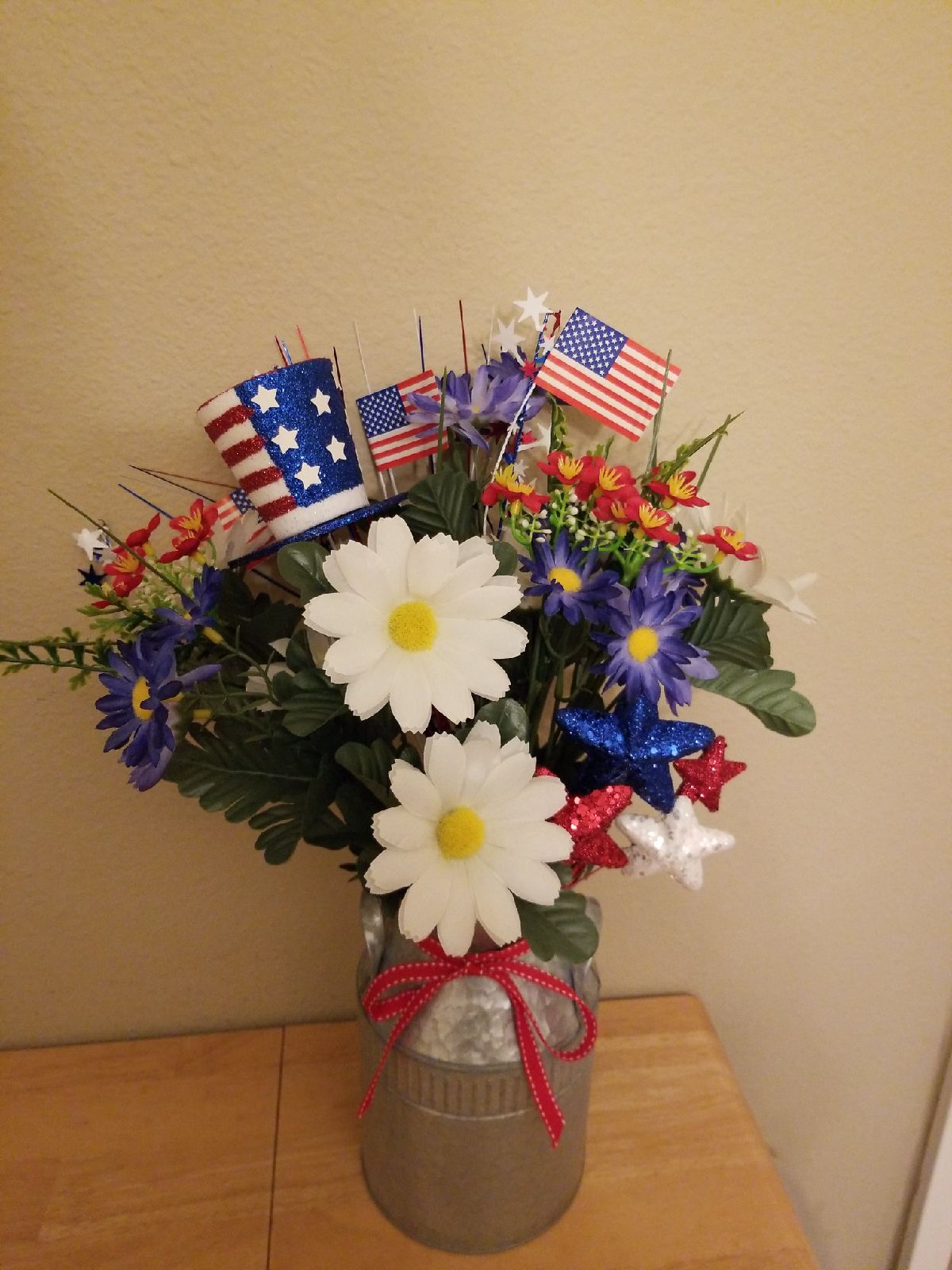 Farmhouse Fourth of July Centerpiece