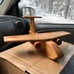 Vintage handmade wooden airplane 16x16inches