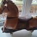 Ride-On Rolling Horse vtg 60s by Rich Toys