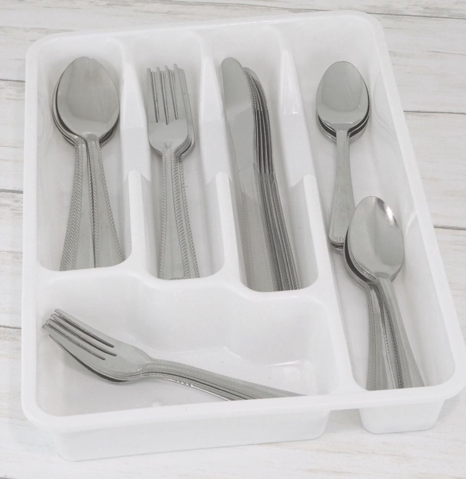 49-piece Lace Flatware Set