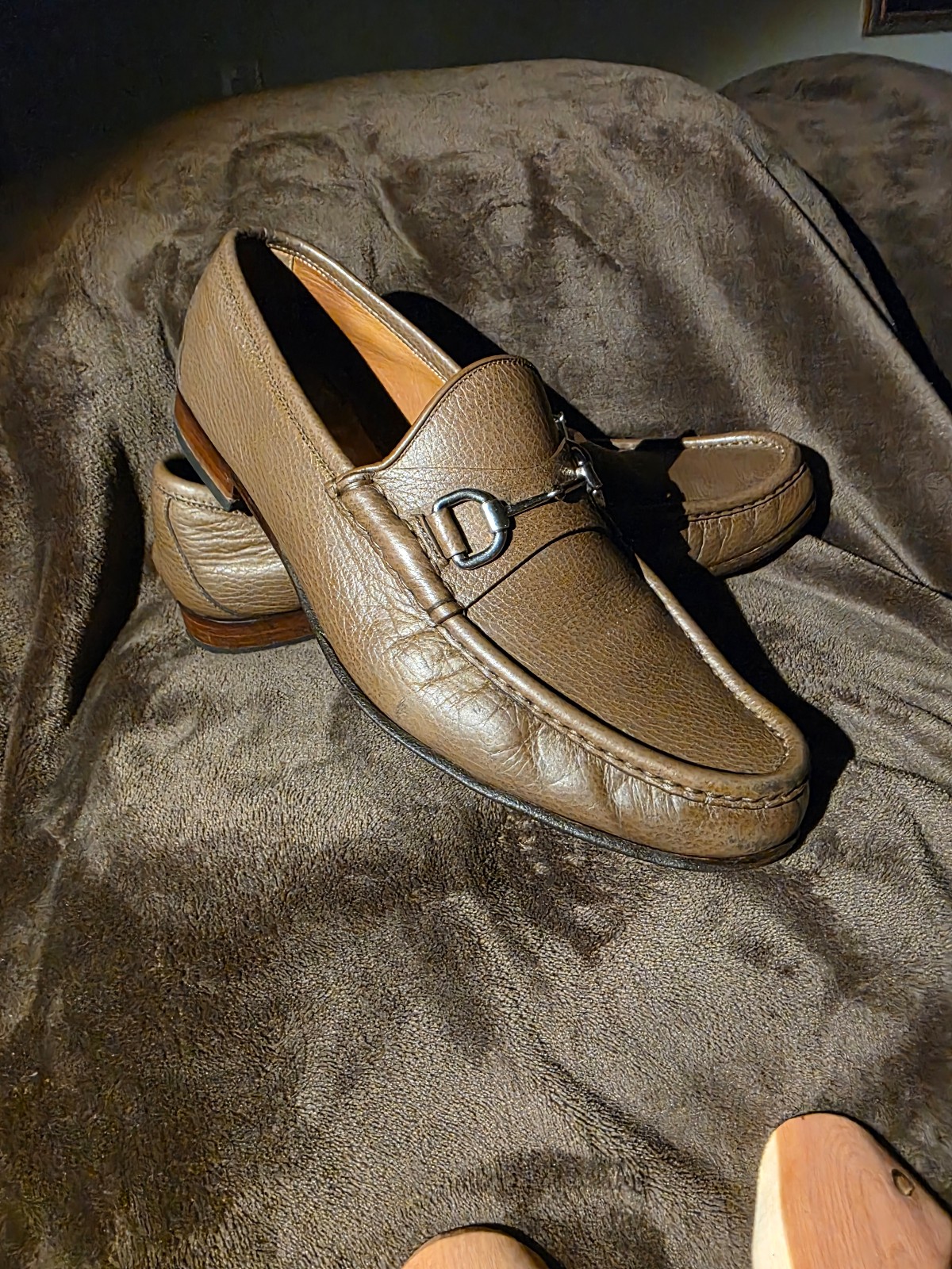 GUCCI - HORSEBIT 1953 LOAFER - Grained leather - Brownie - US Mens 10.5