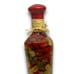 Chili Pepper Red Green Yellow Pepper Vinegar Kitchen Decor 2 Glass Bottle