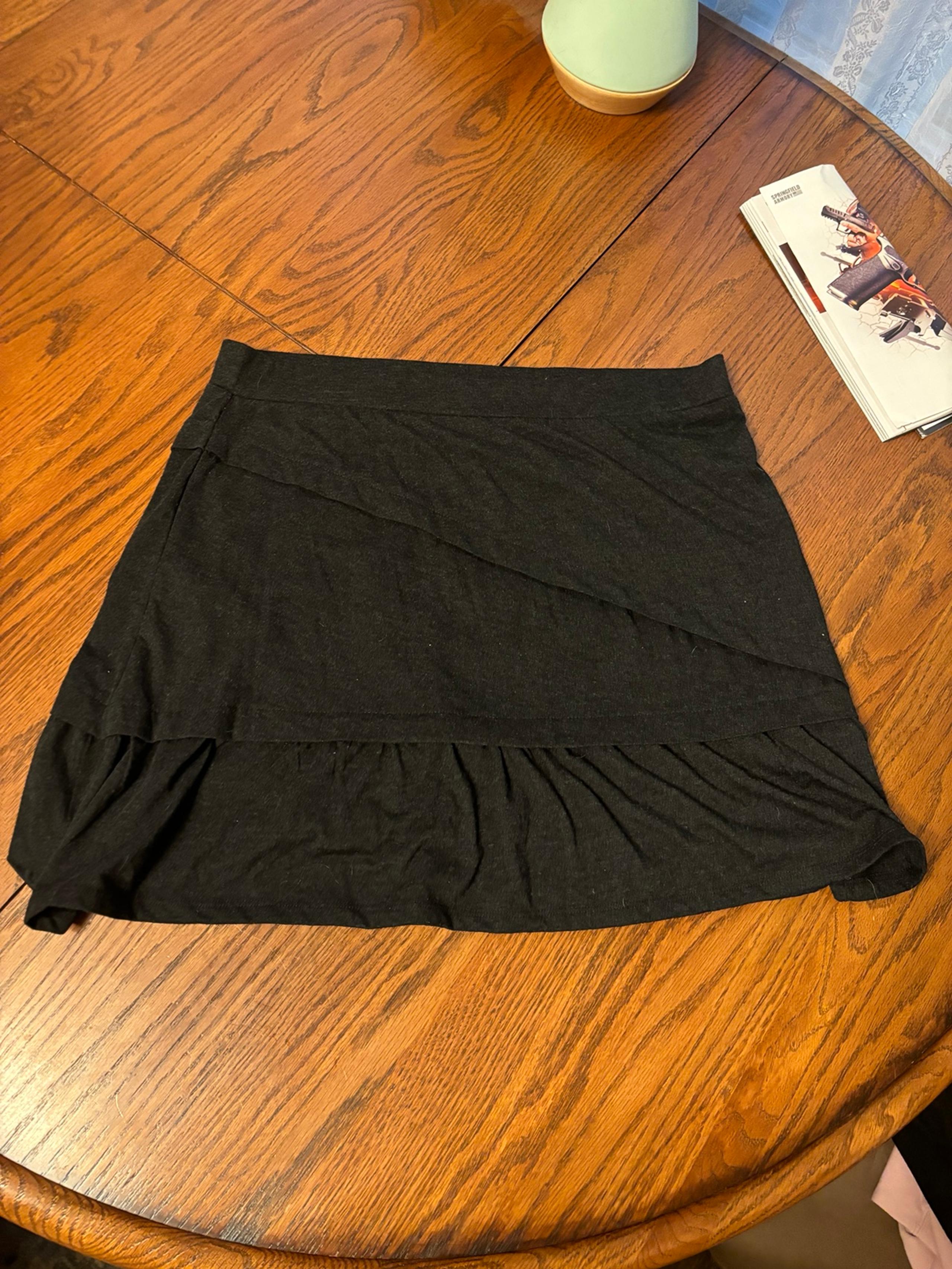 PrAna Leah Skirt Womens L lined dark gray
