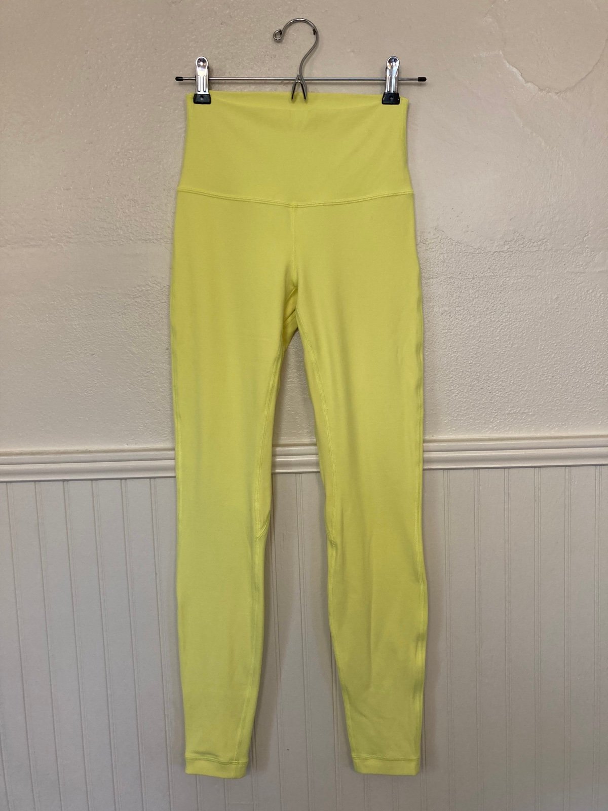 Lululemon Align High-Rise Legging 25 - Double Lined - Neon Yellow - Size 4