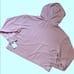 7 For All Mankind Mauve Pink Cropped Hoodie Large - Barbie/Pink Pilates Princess