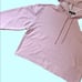 7 For All Mankind Mauve Pink Cropped Hoodie Large - Barbie/Pink Pilates Princess