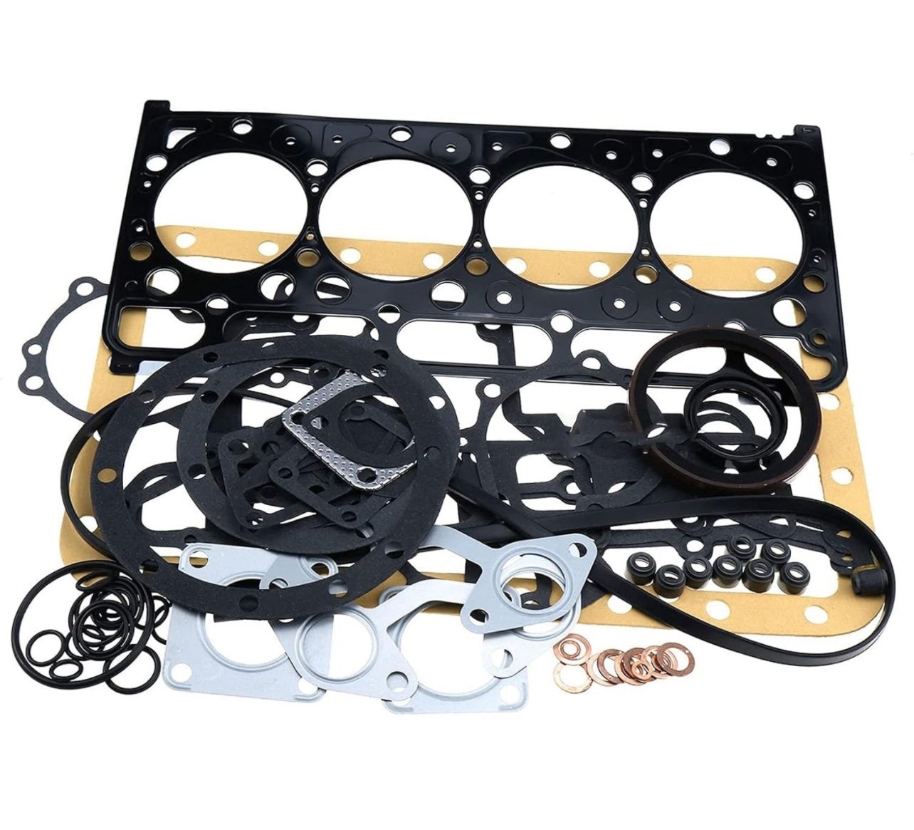 FridayParts Engine Gasket Kit for Kubota V2203 V2203T Engine Bobcat 753 763 Load