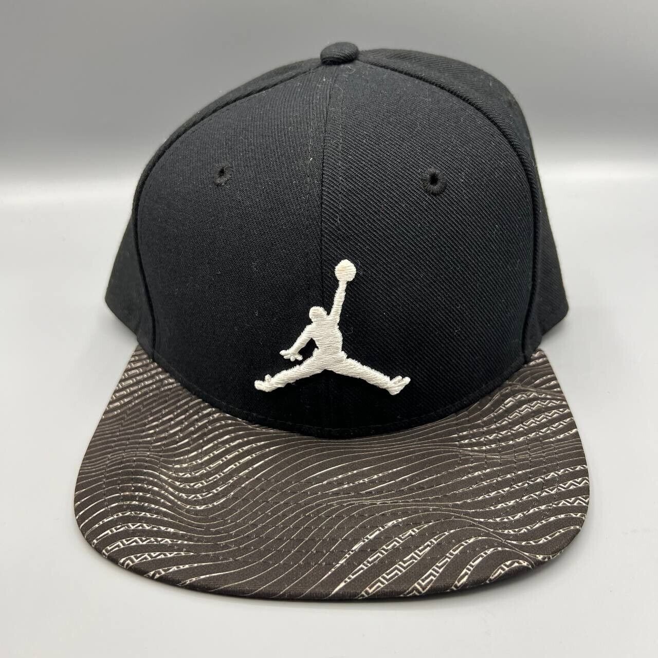 Air Jordan Hat Men Black Retro Embroidered Logo Jumpman Snap Back Cap