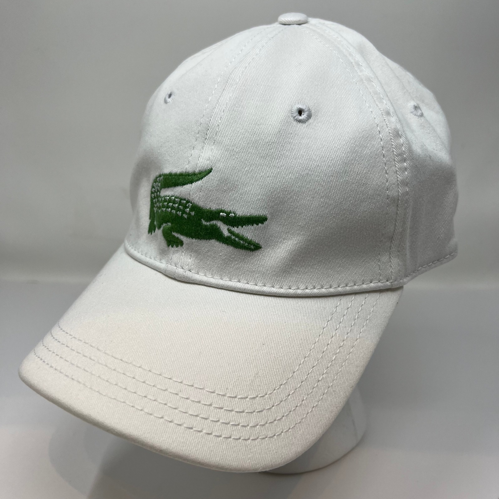 Lacoste White Baseball Cap Men's Since 1933 Embroidered Croc Classic Style NWT
