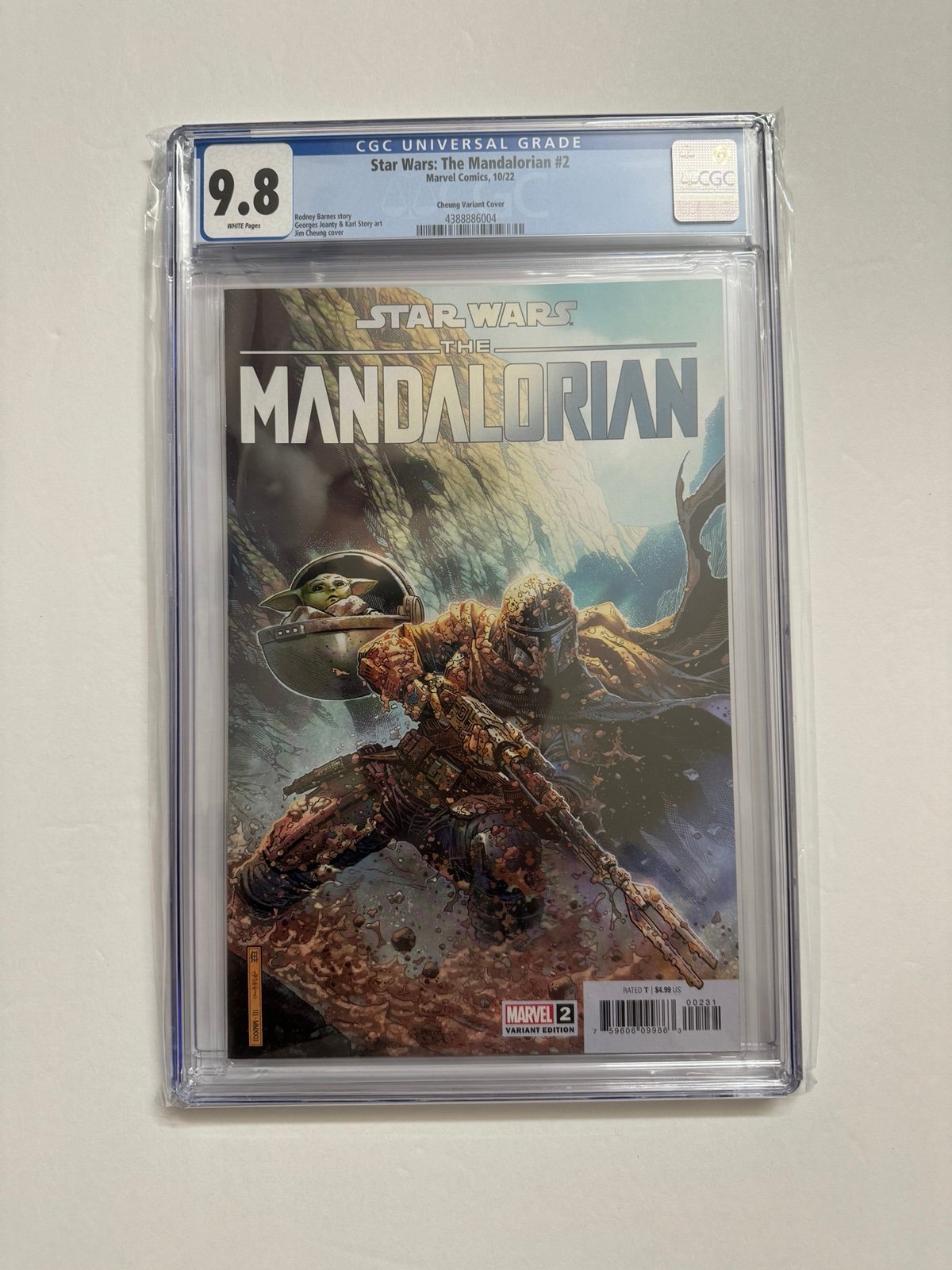 Star Wars: The Mandalorian #2 CGC 9.8 1st Grogu 1:50 Cheung Variant