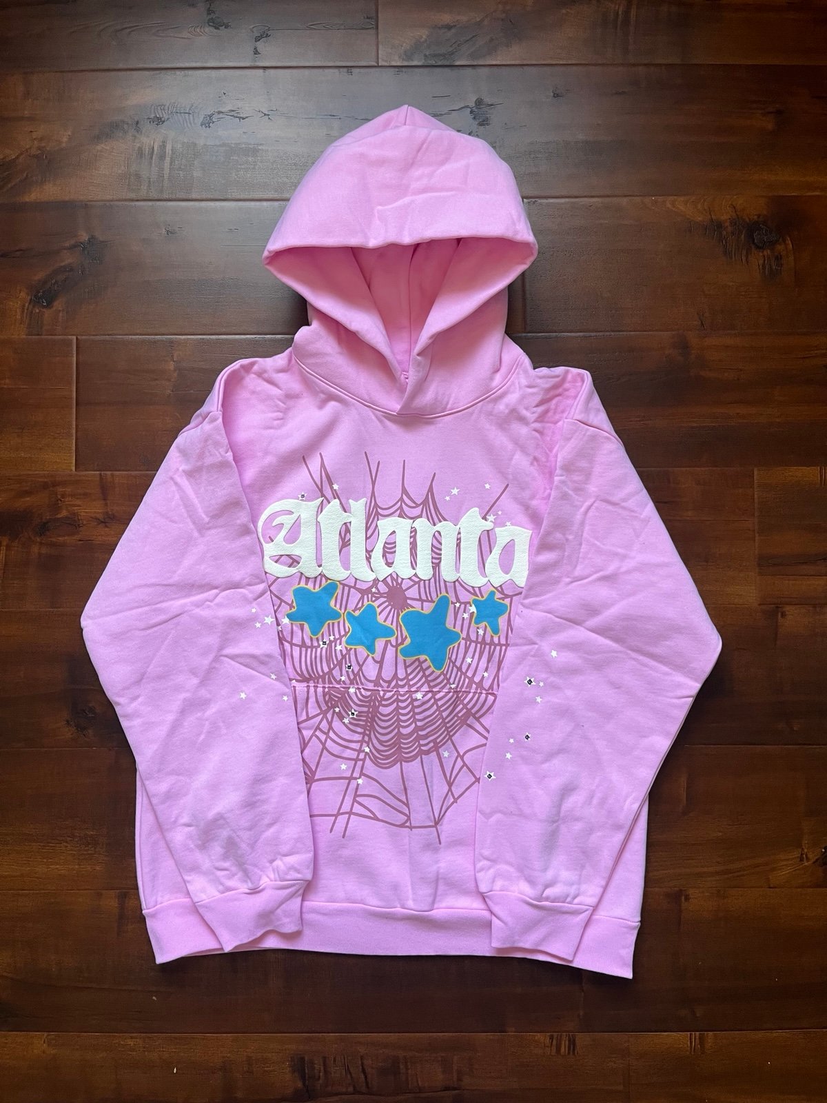 Sp5der Atlanta Pink Hoodie
