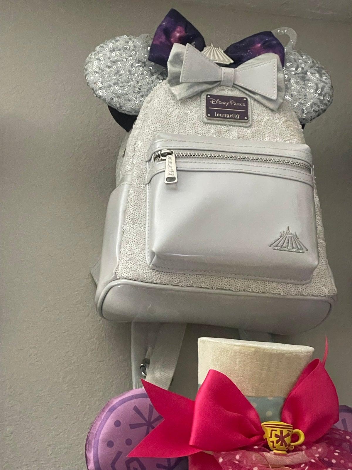 Minnie Mouse mmma space mountain loungefly and ears