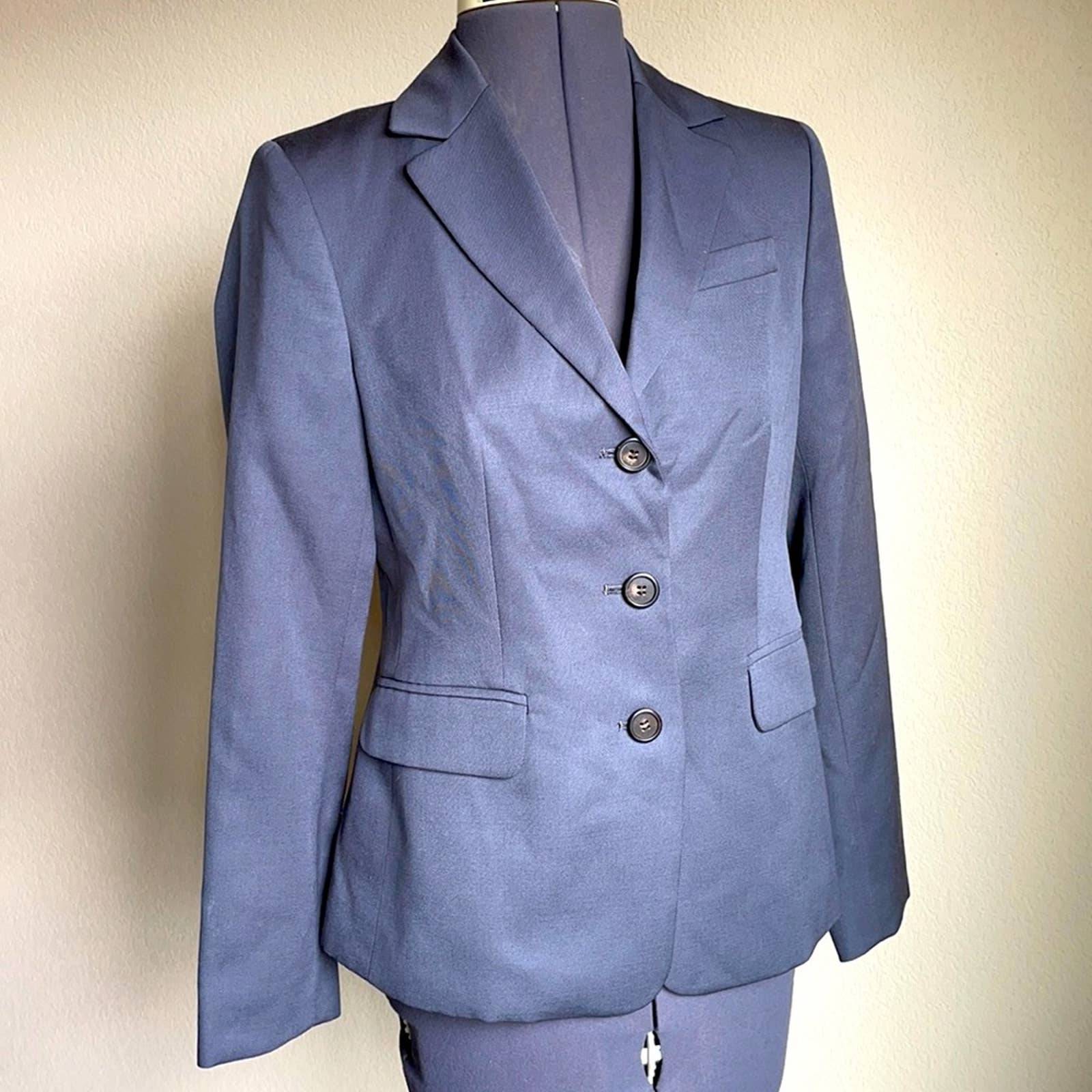 J. Crew 100% Wool Blazer Black Grey