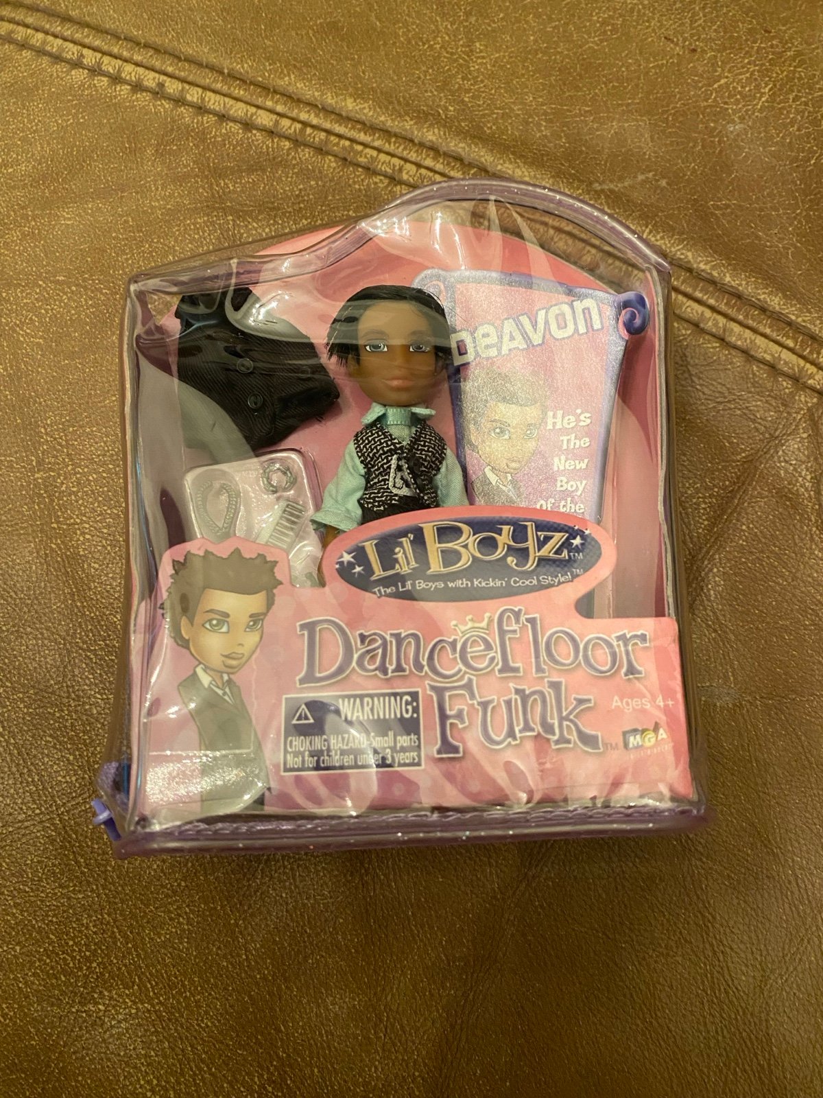 RARE Bratz Lil Boyz Dancefloor Funk Doll Deavon 4.5" With Accessories NEW y2k