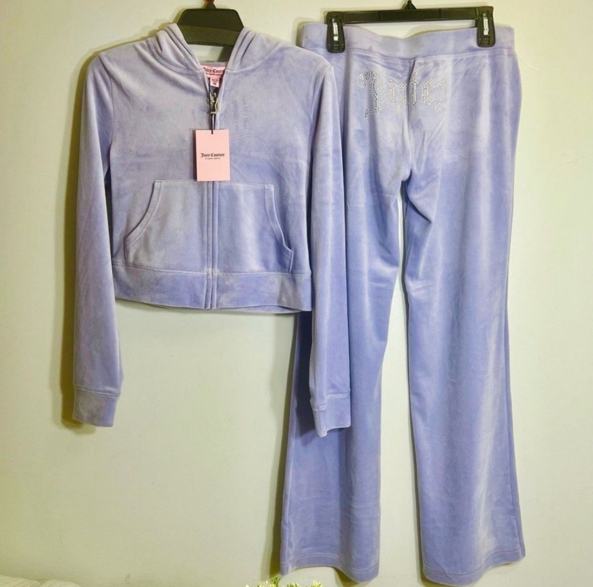 Juicy Couture Velour Tracksuit- Lavendar Haze (Light Purple) - XL rare find
