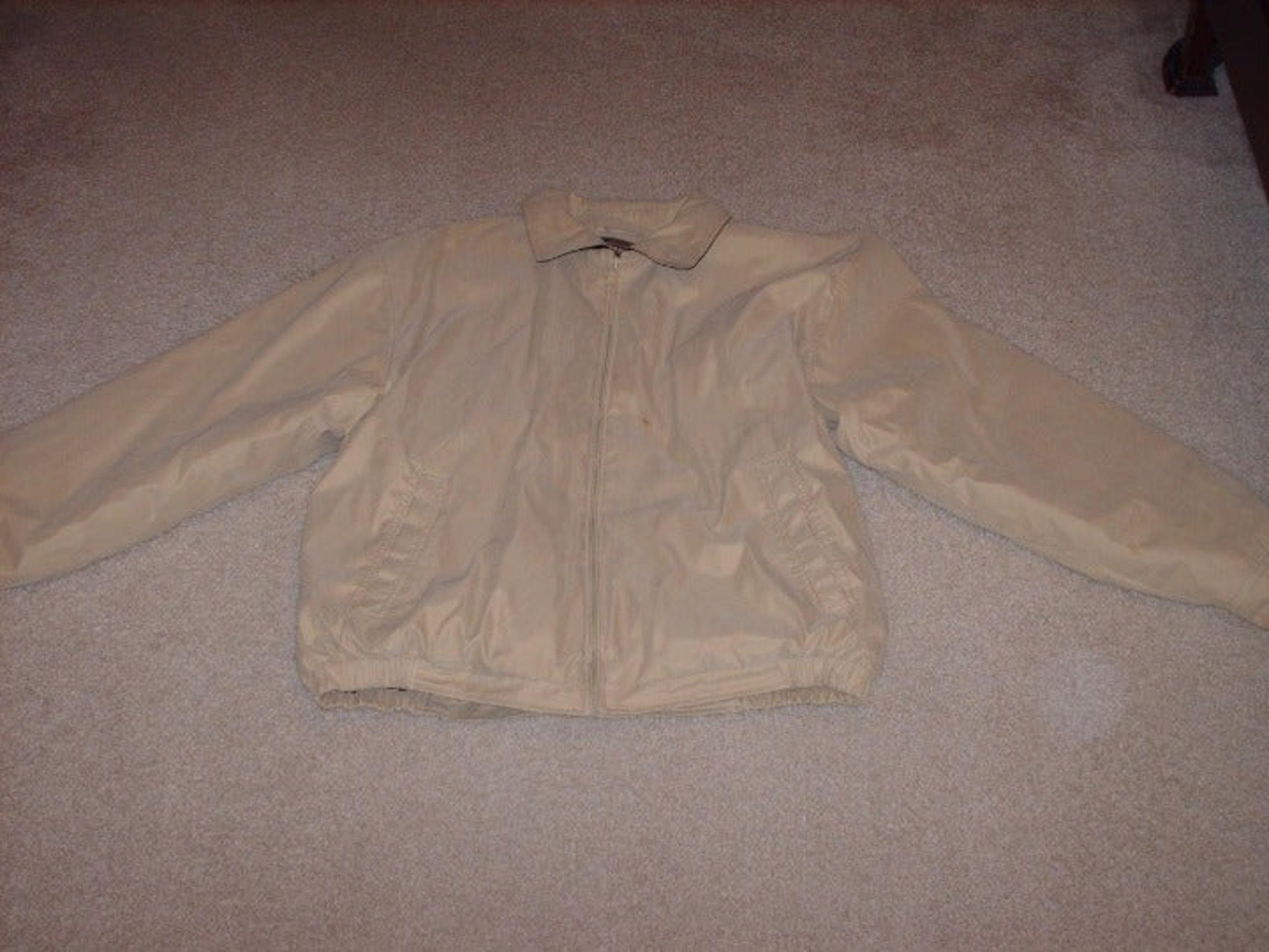 Haggar Generations Jacket Size XL Tan