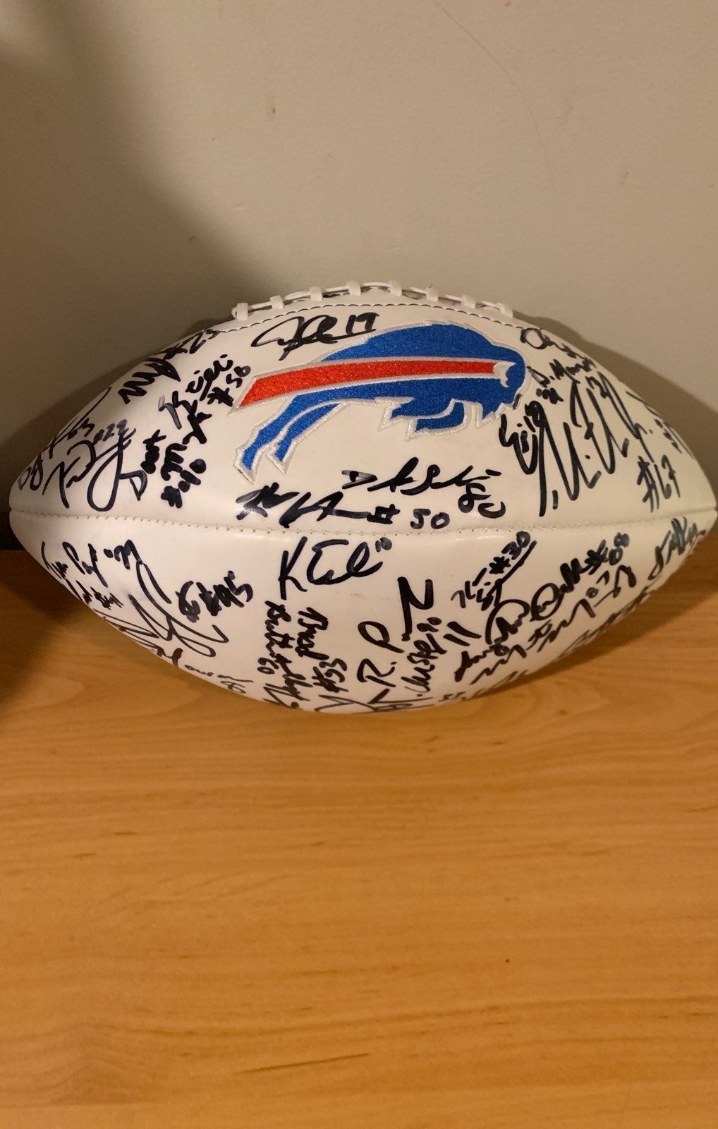 buffalo bills signed football 2007