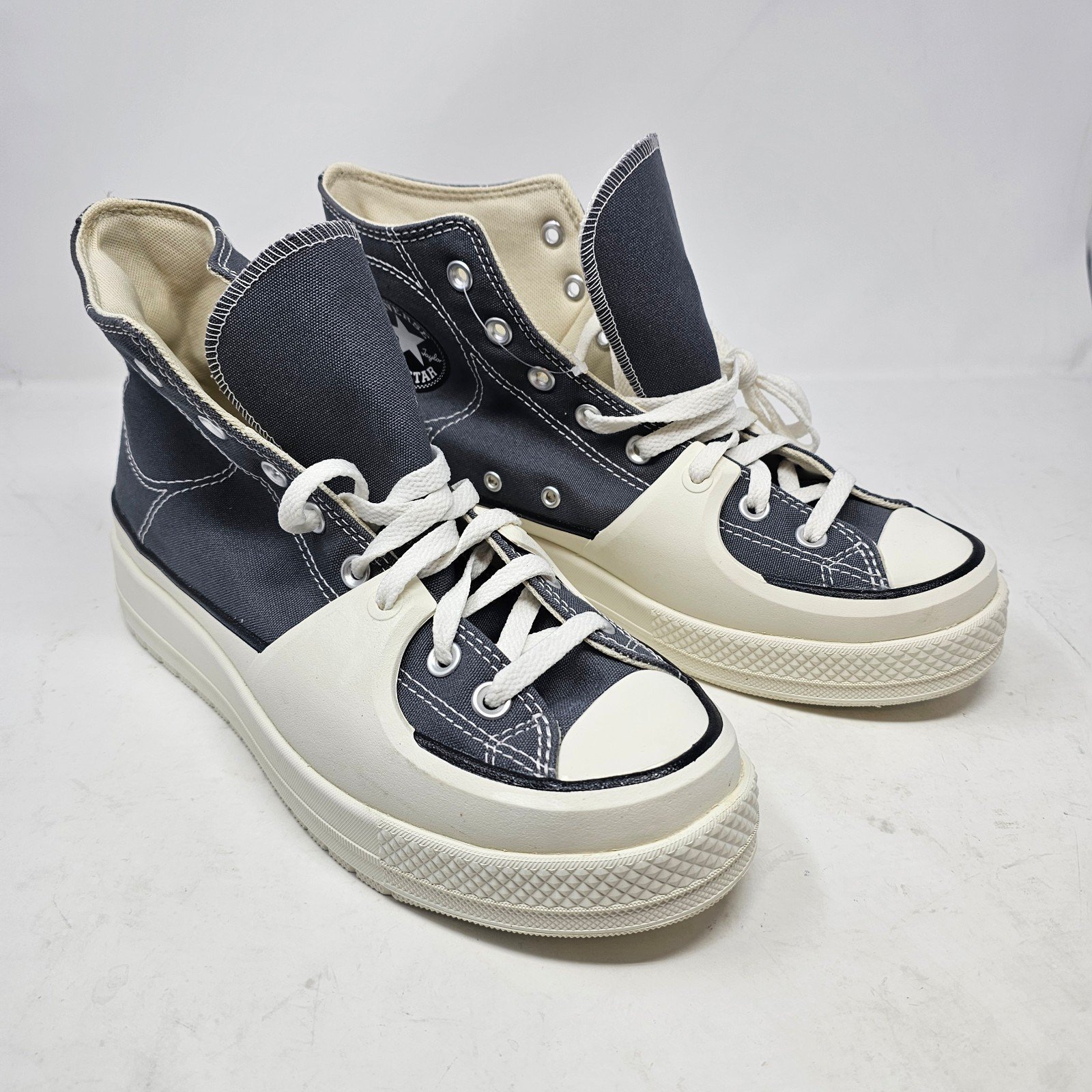 Converse Chuck Taylor All Star Hi Construct Cyber Grey Size 10 Mens 11.5 Womens.