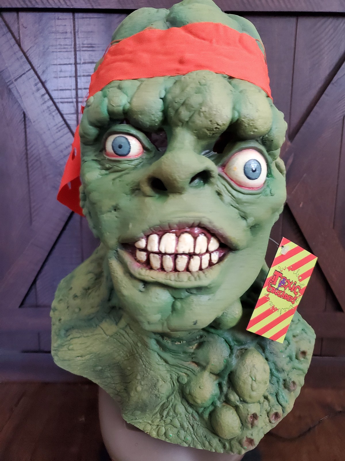 Toxie Toxic Crusaders Halloween Latex Deluxe Mask Troma Entertainment New Adult