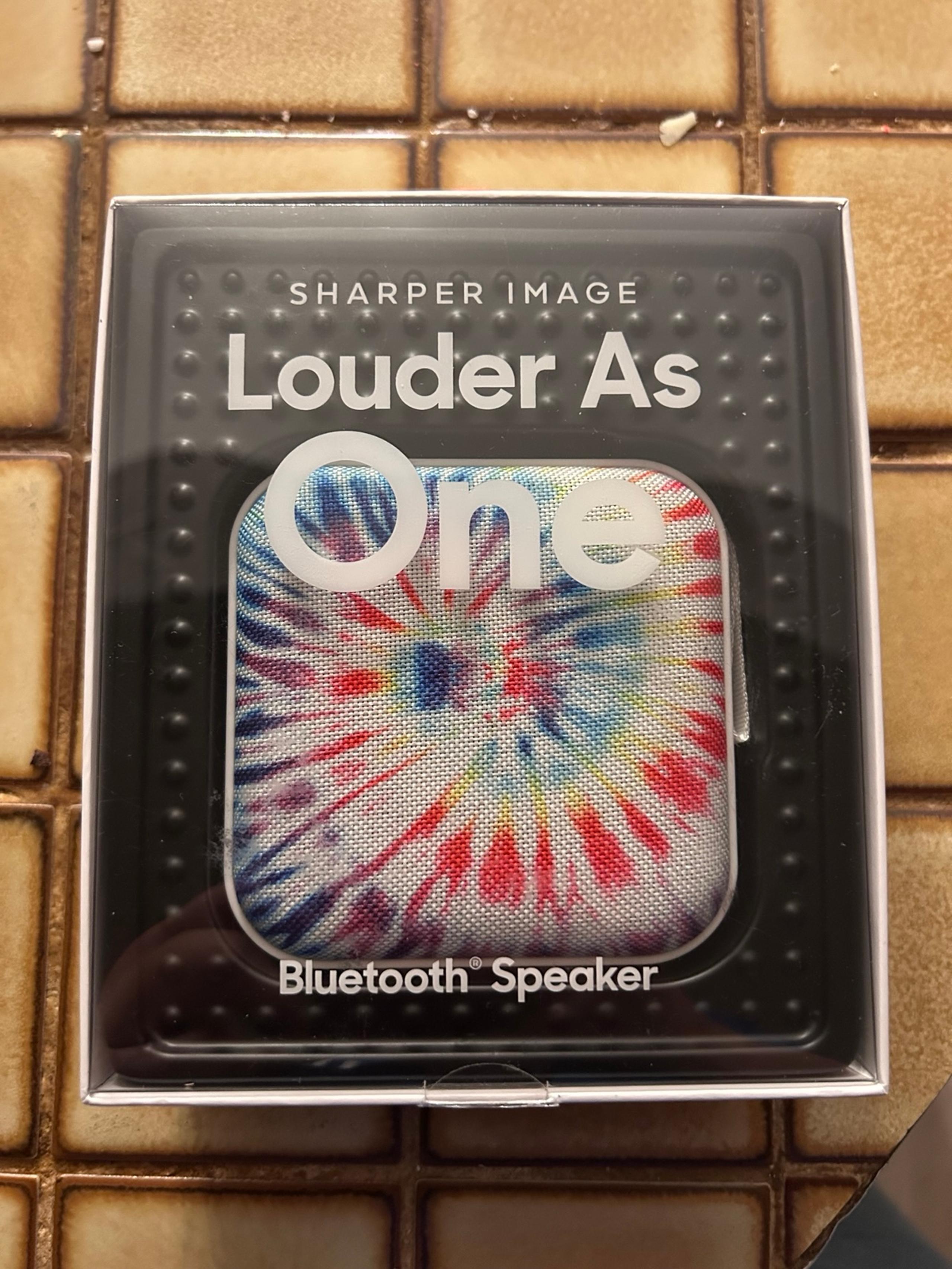 NWT. Shaper Image Louder As One Bluetooth Speaker - Sharper Image