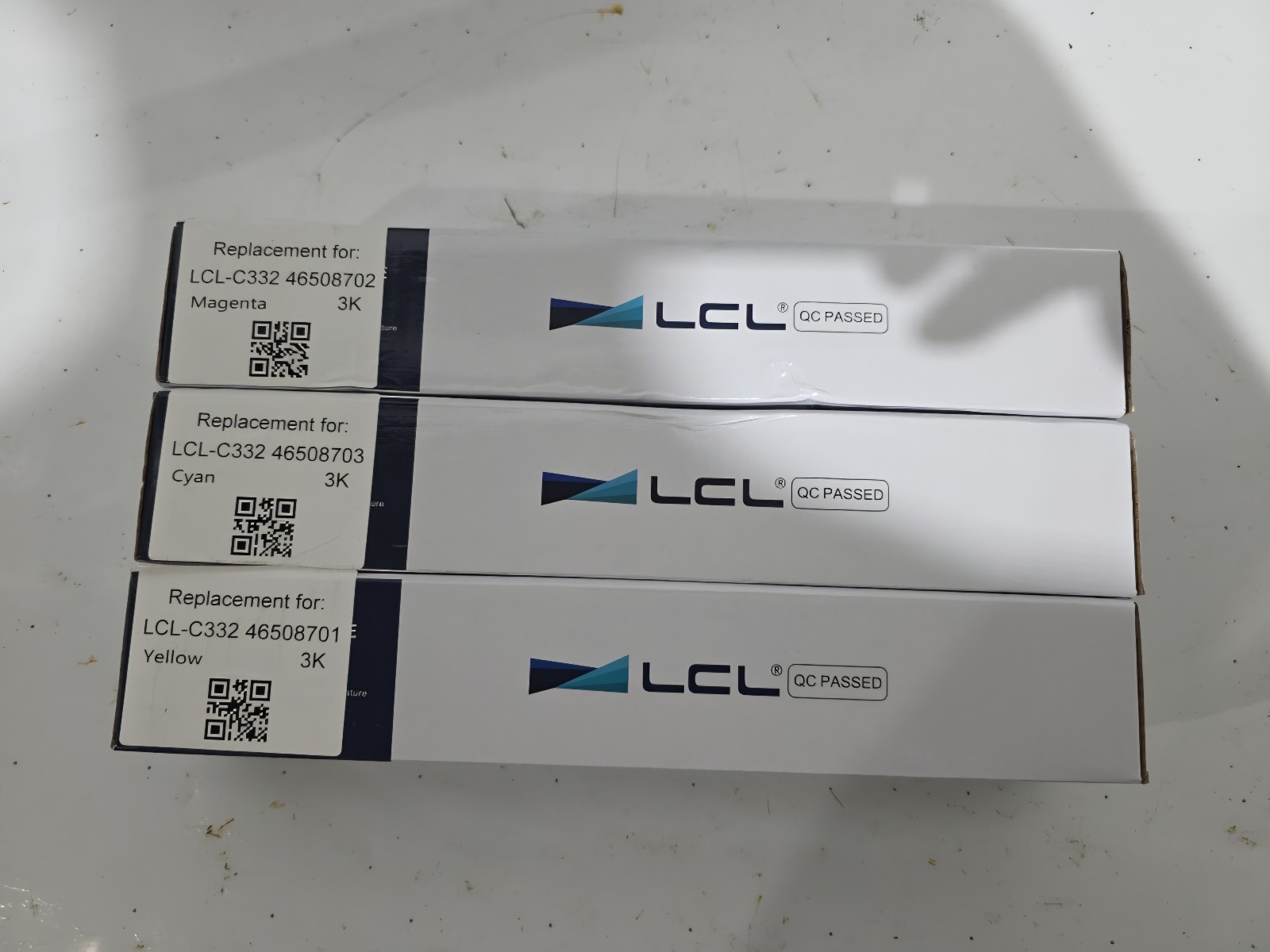 Replacement LCL Laser Printer Toner Cartridges LCL-C332/46508702  New
