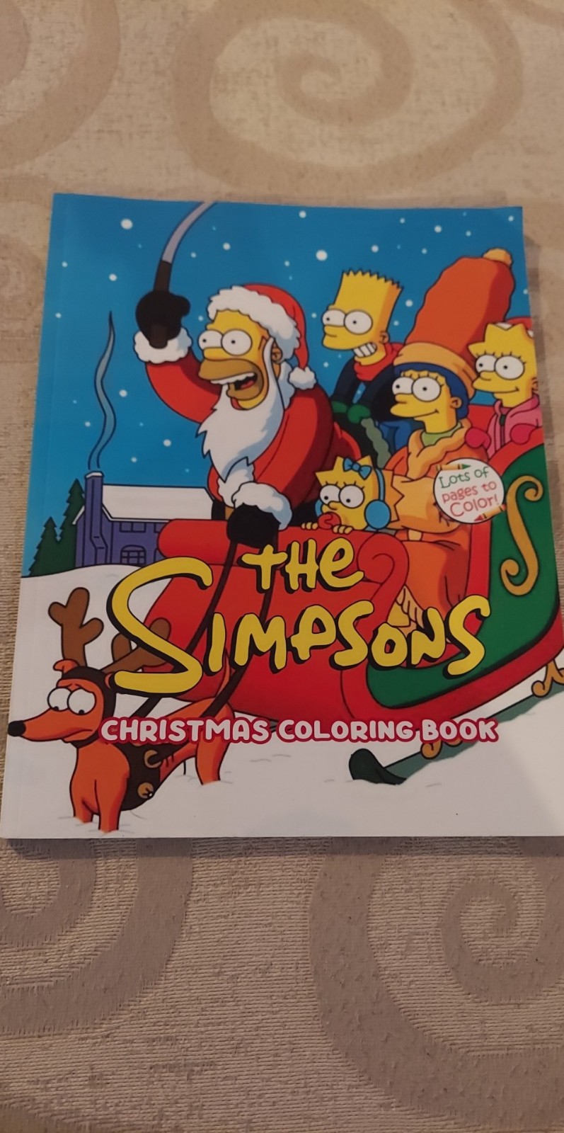 The Simpsons Christmas Coloring book