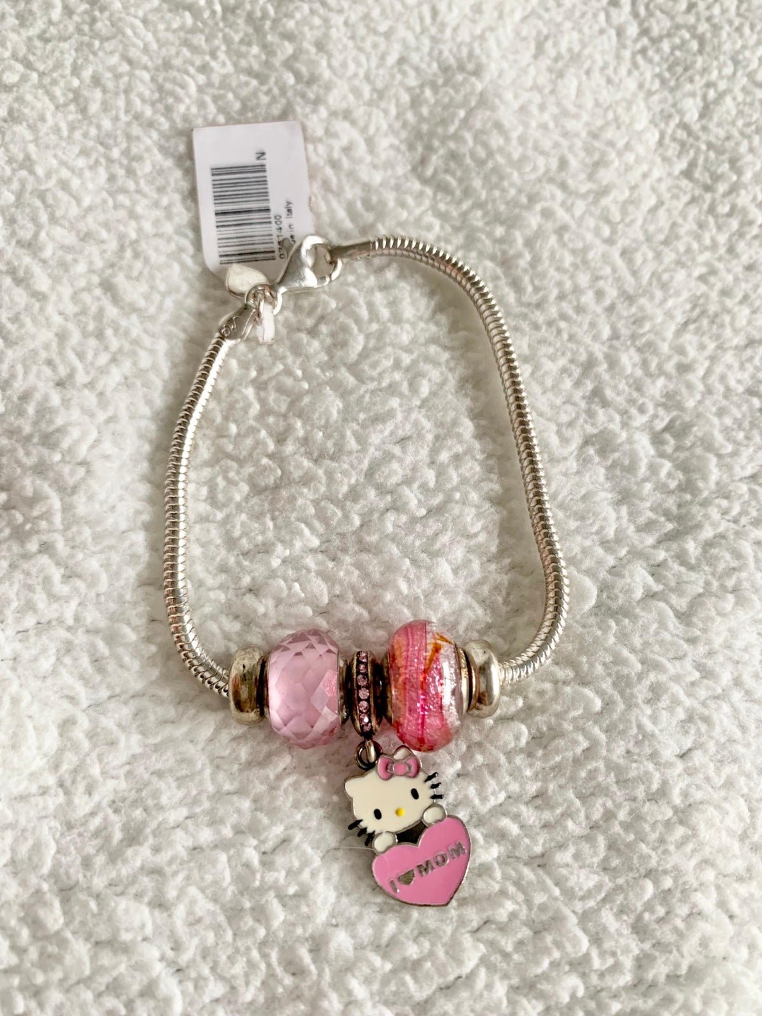 Kay’s Jewelers Sterling Silver Sanrio Hello Kitty Charm Bracelet