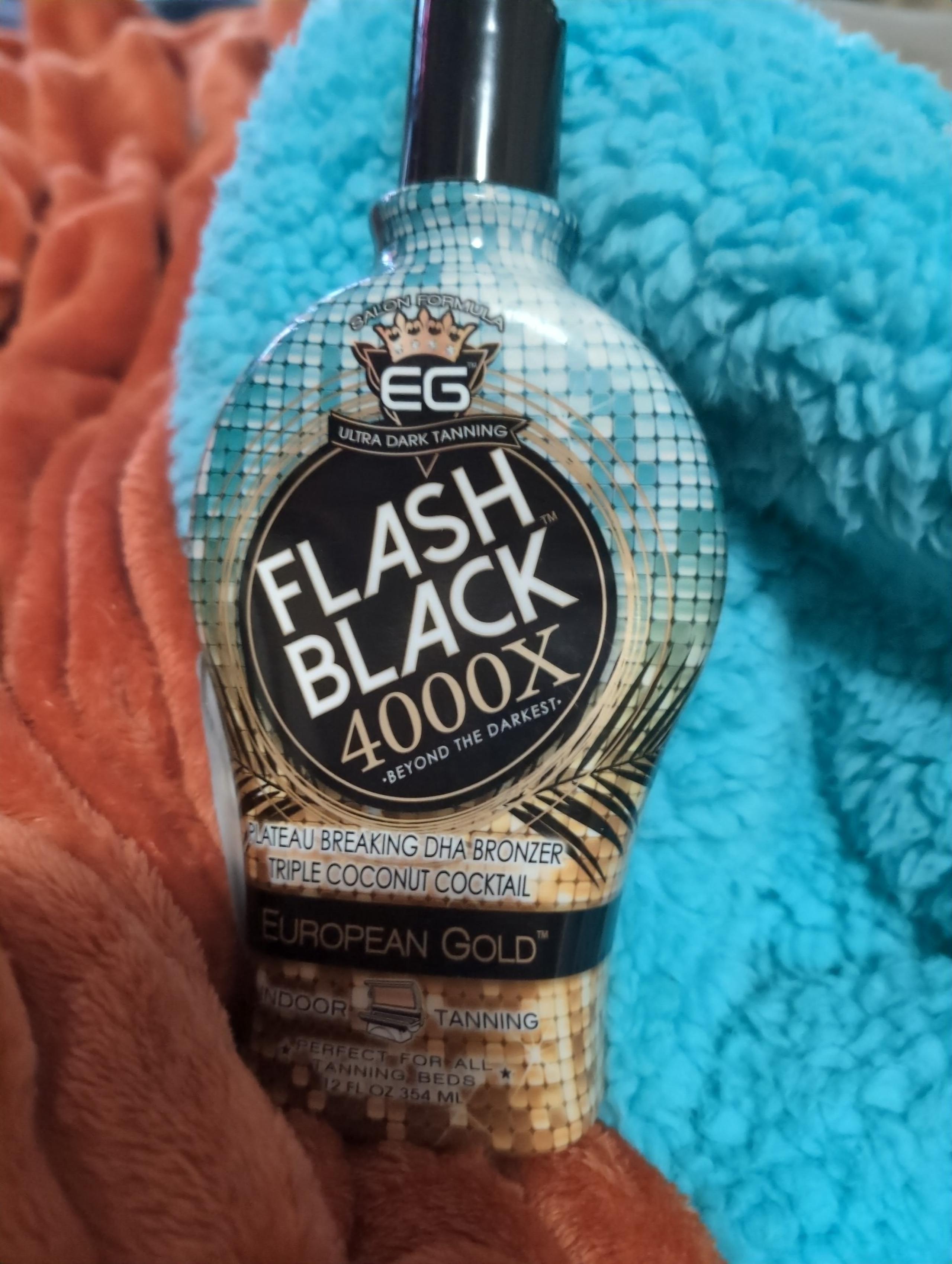 Flash black indoor tanning