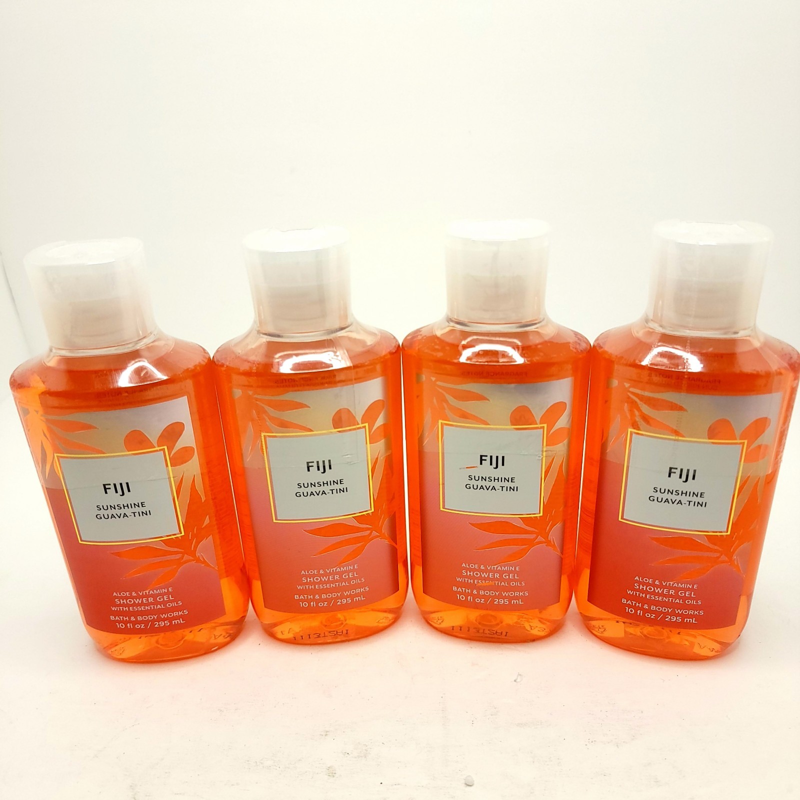 Bath and Body Works Fiji Sunshine Guava-tini Shower Gel 10oz each (4 count)