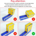 Night Light for Kids, Stackable LED 7 Colors 3D Puzzles Night Light Induction