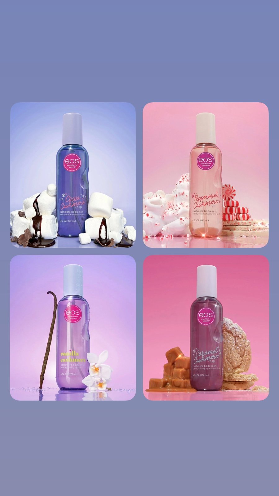 NEW EOS Holiday Body Mist Bundle