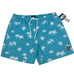 NWT Original Penguin Lined Swim Trunk Short Blue Atoll Palm Tree Size X-LARGE