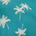NWT Original Penguin Lined Swim Trunk Short Blue Atoll Palm Tree Size X-LARGE