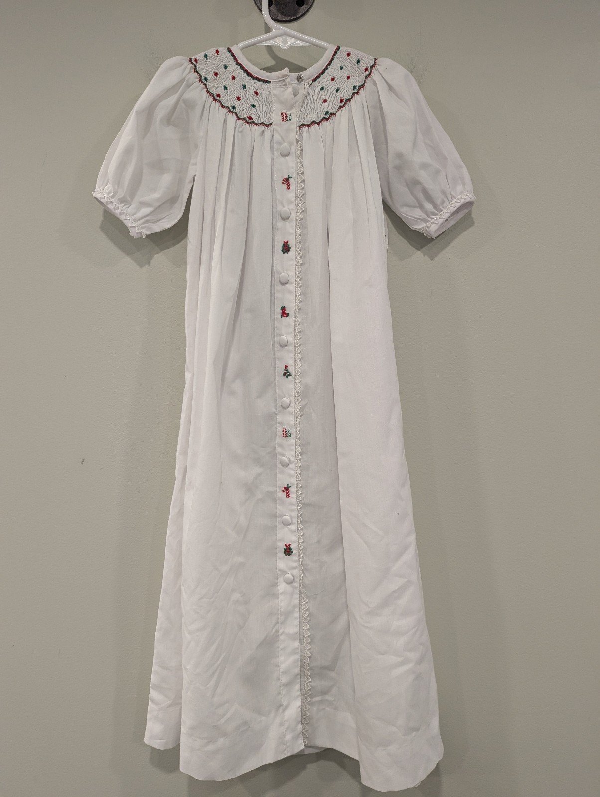 NWT Royal Child Smocked and Embroidered Christmas Gown