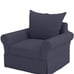 The Cotton Sofa Cover Only Fits Pottery Barn PB Comfort Roll Arm Chair Or Armcha