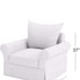 The Cotton Sofa Cover Only Fits Pottery Barn PB Comfort Roll Arm Chair Or Armcha