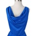 Vintage UNDERCOVER WEAR 80s Women's Blue Nylon Draped Teddy Romper Pajamas M