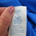 Vintage UNDERCOVER WEAR 80s Women's Blue Nylon Draped Teddy Romper Pajamas M