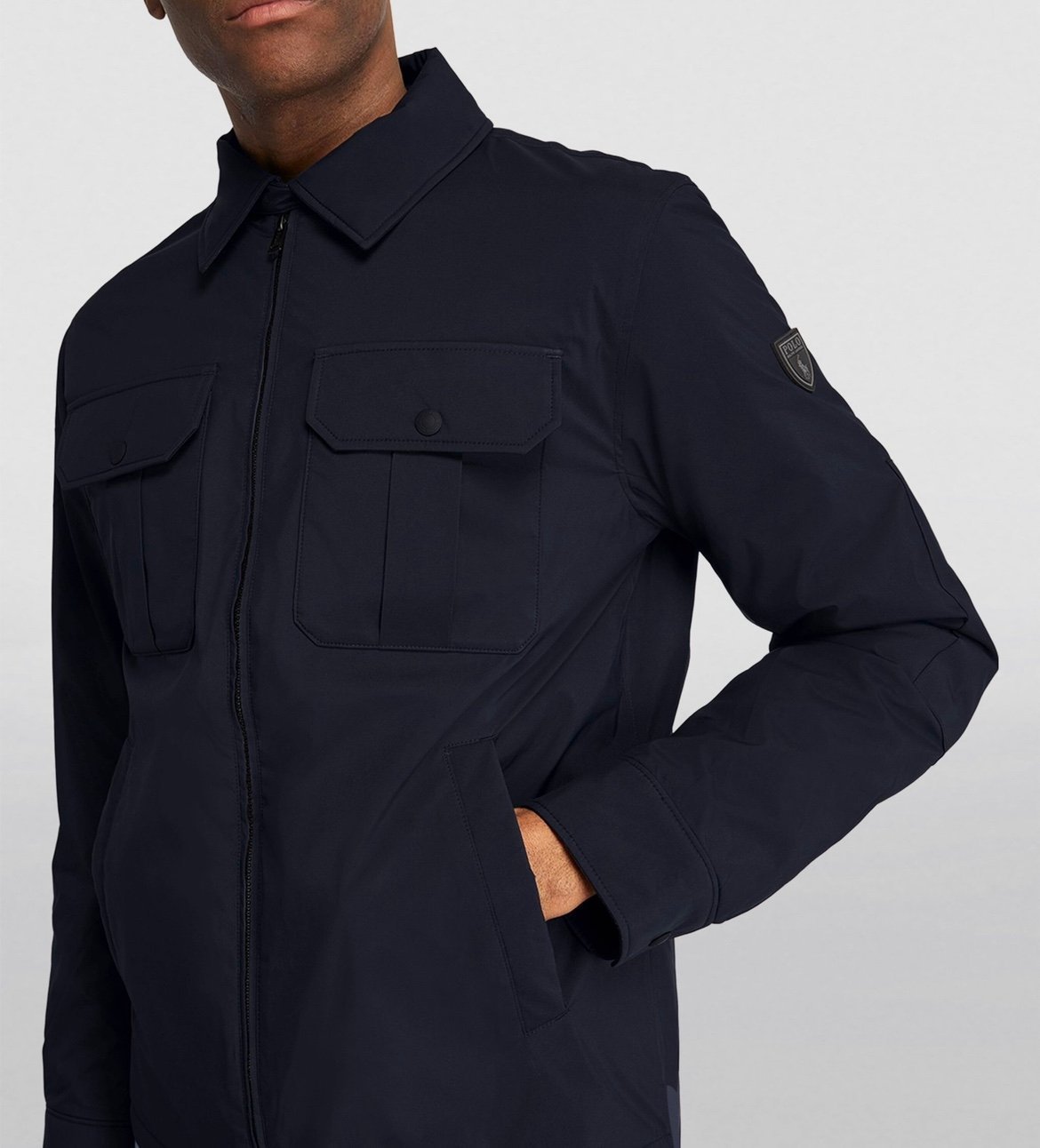 Polo Ralph Lauren Men’s Shield-Logo Overshirt Full Zip Jacket Size 2XL NWT 348