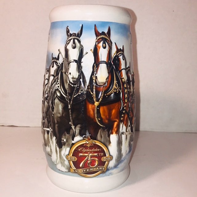 NWOT Budweiser 2008 75th Anniversary Cly