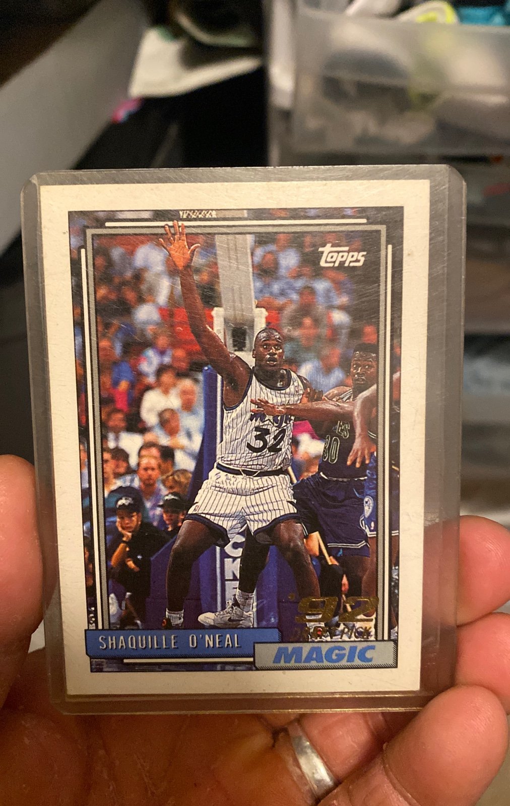 Shaquille O’Neal basketball card