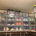 Shoe Organizers Storage Boxes for Closet, 12 Pack Clear