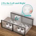 Shoe Organizers Storage Boxes for Closet, 12 Pack Clear