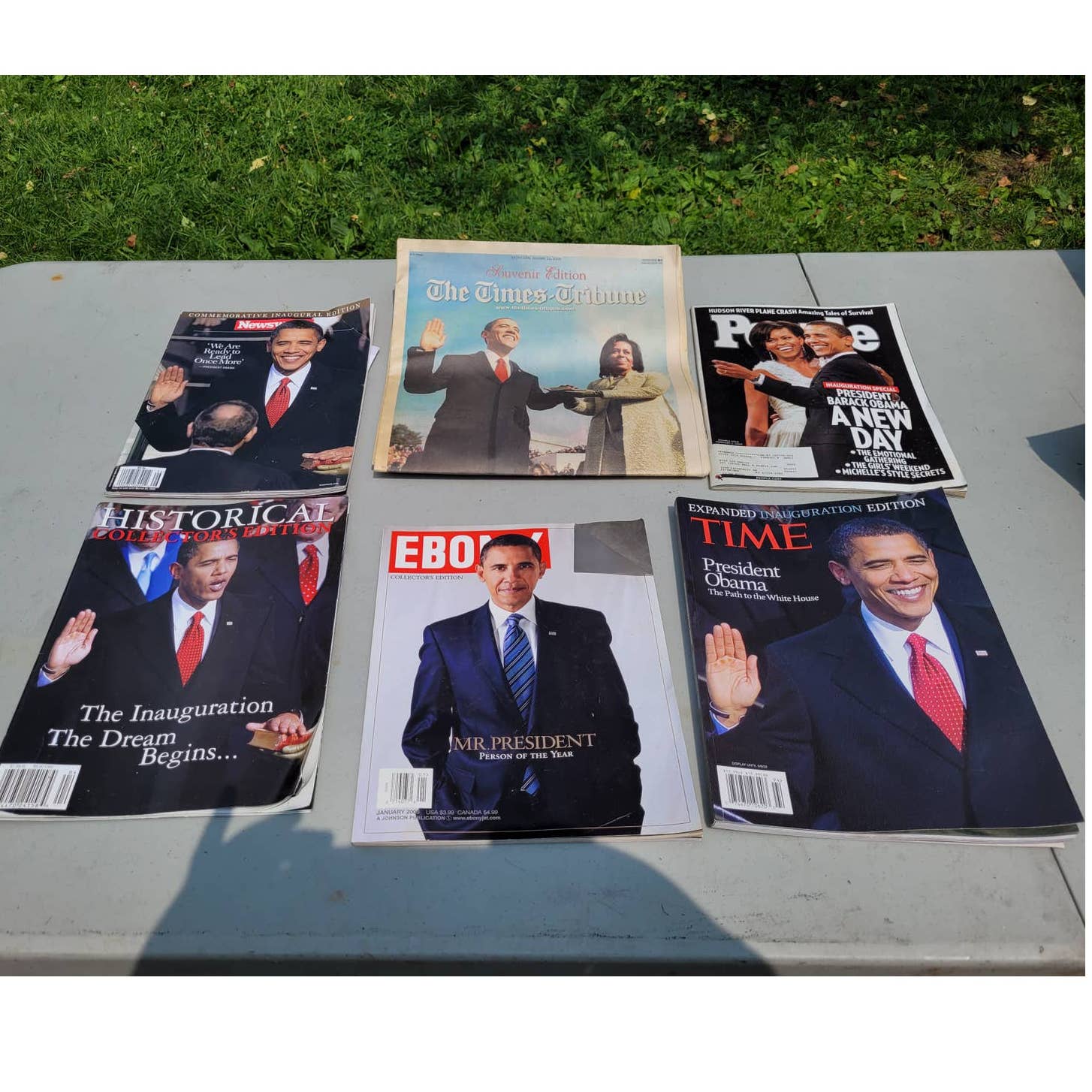 2009 President Obama Newspaper Magazine Lot Inauguration Newsweek Time Tribune