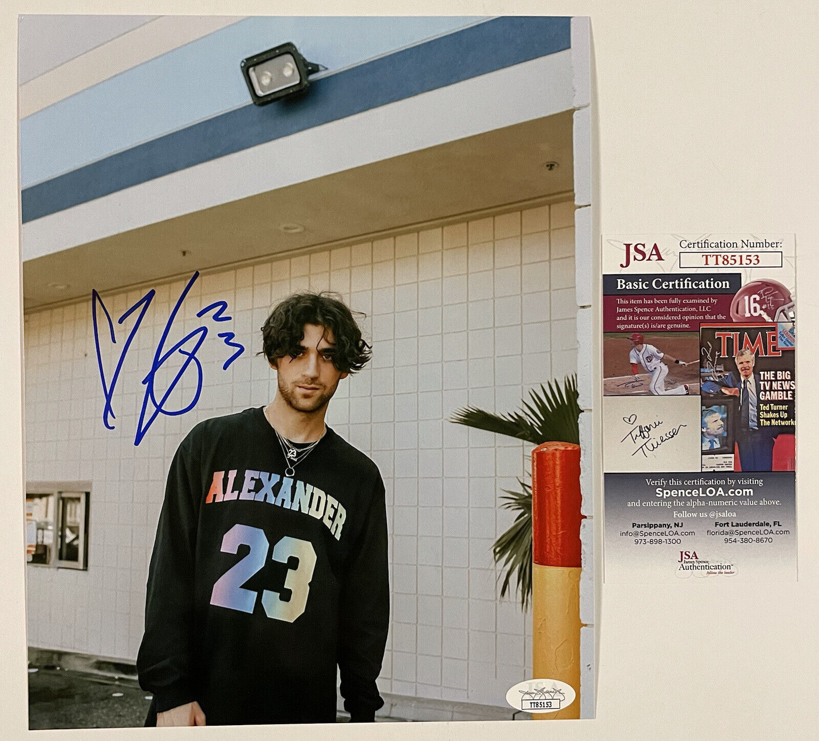 ALEXANDER 23 SIGNED 8X10 PHOTO OH NO NOT AGAIN JSA COA